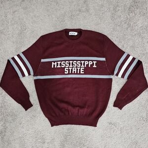 Vintage Mississippi State Brandon Made In The USA Sweater Size Medium